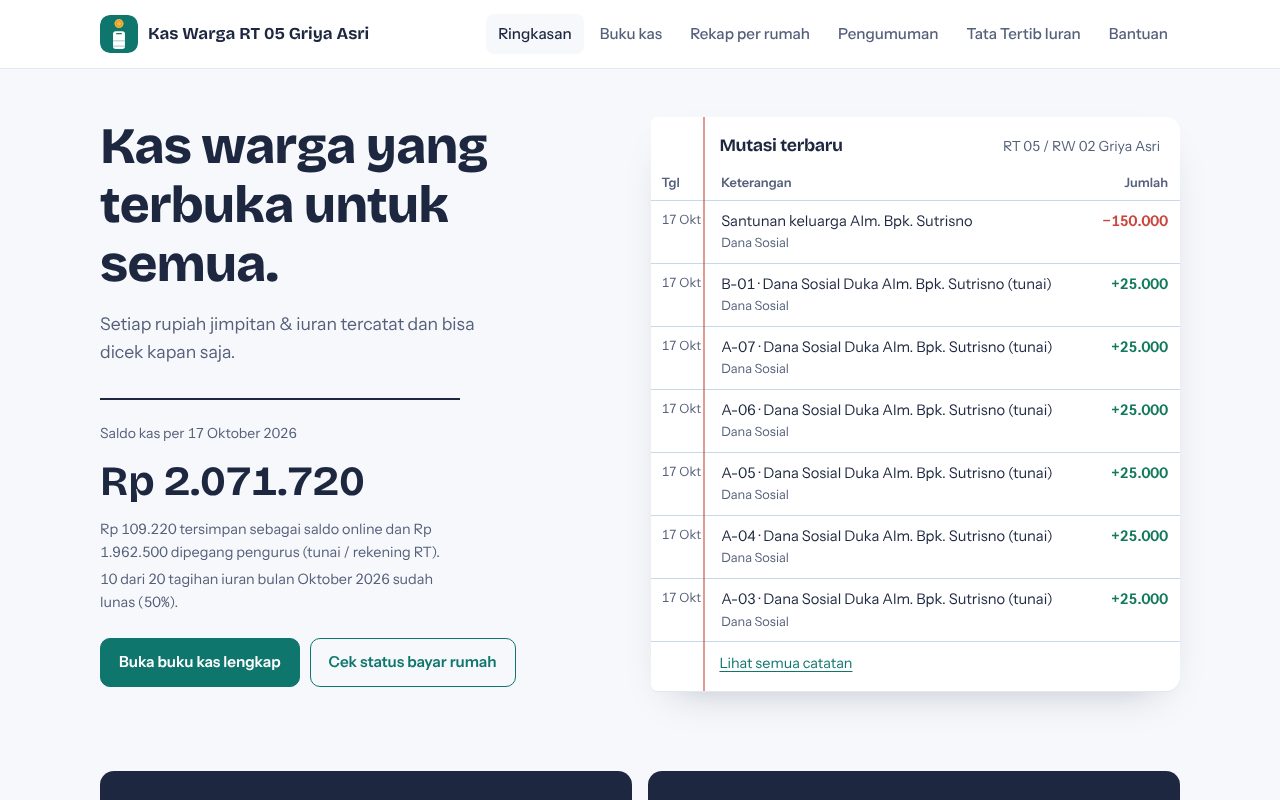 Website transparansi lingkungan